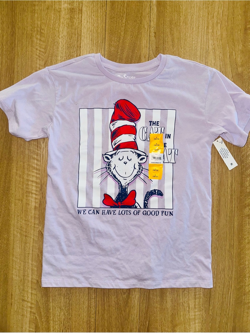 Dr. Seuss Cat in the Hat Girls Kids Graphic Tee